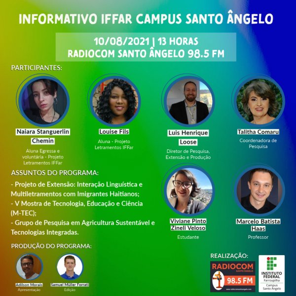 10.08.21 Informativo IFFar SAN