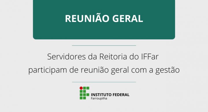 3reuniãogeralreitoria notícia27062023