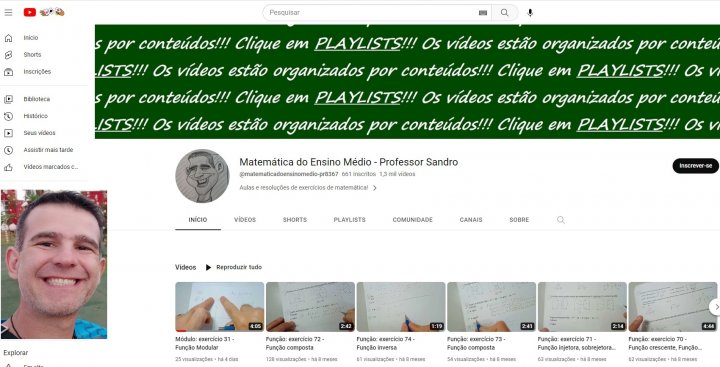 Canal You Tube Sandro