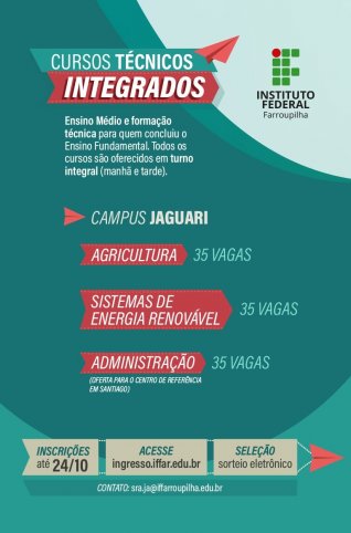 Cursos Técnicos Integrados