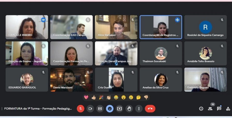 Formatura On line de Gabinete