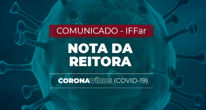 nota da reitora