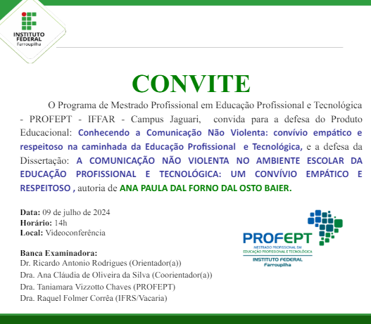 Convite Defesa Ana Paula T4