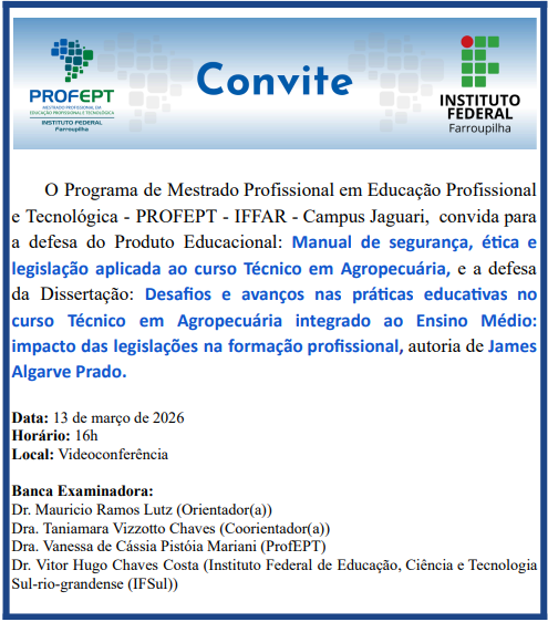 Convite Defesa James T7