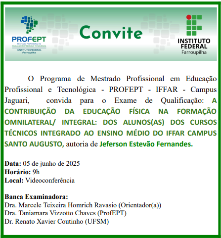 Convite Qualificação Jeferson T7