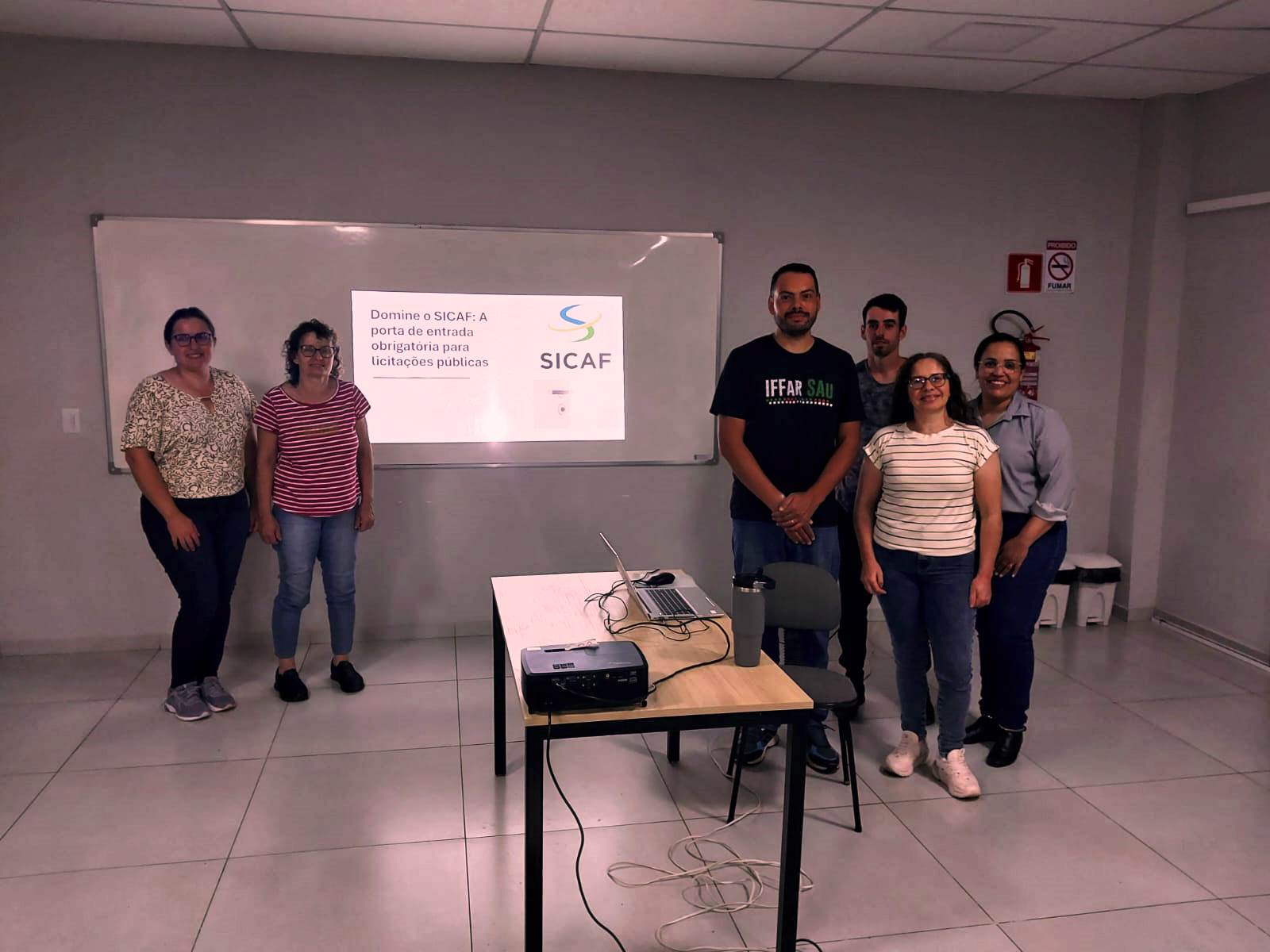 1 Participantes do curso Sicaf