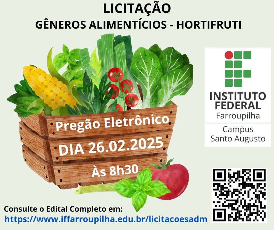 Arte Licitação Hortifruti
