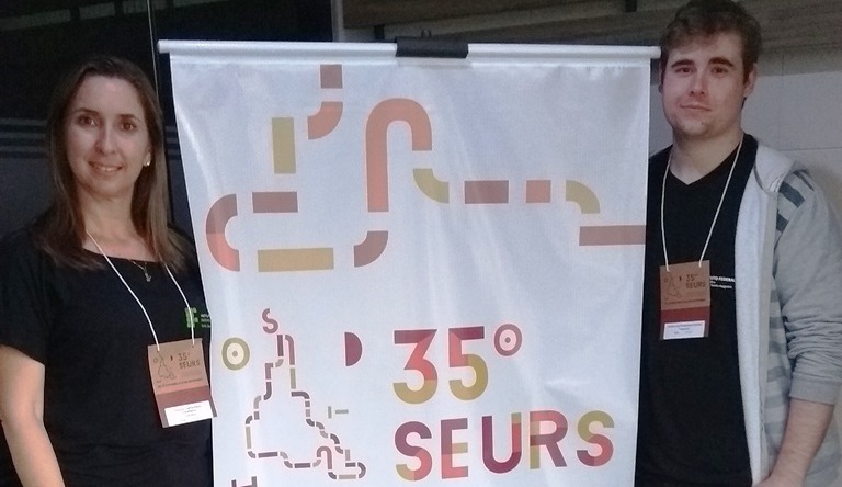 Daniela e Uianes no evento Daniela e Uianes no SEURS2