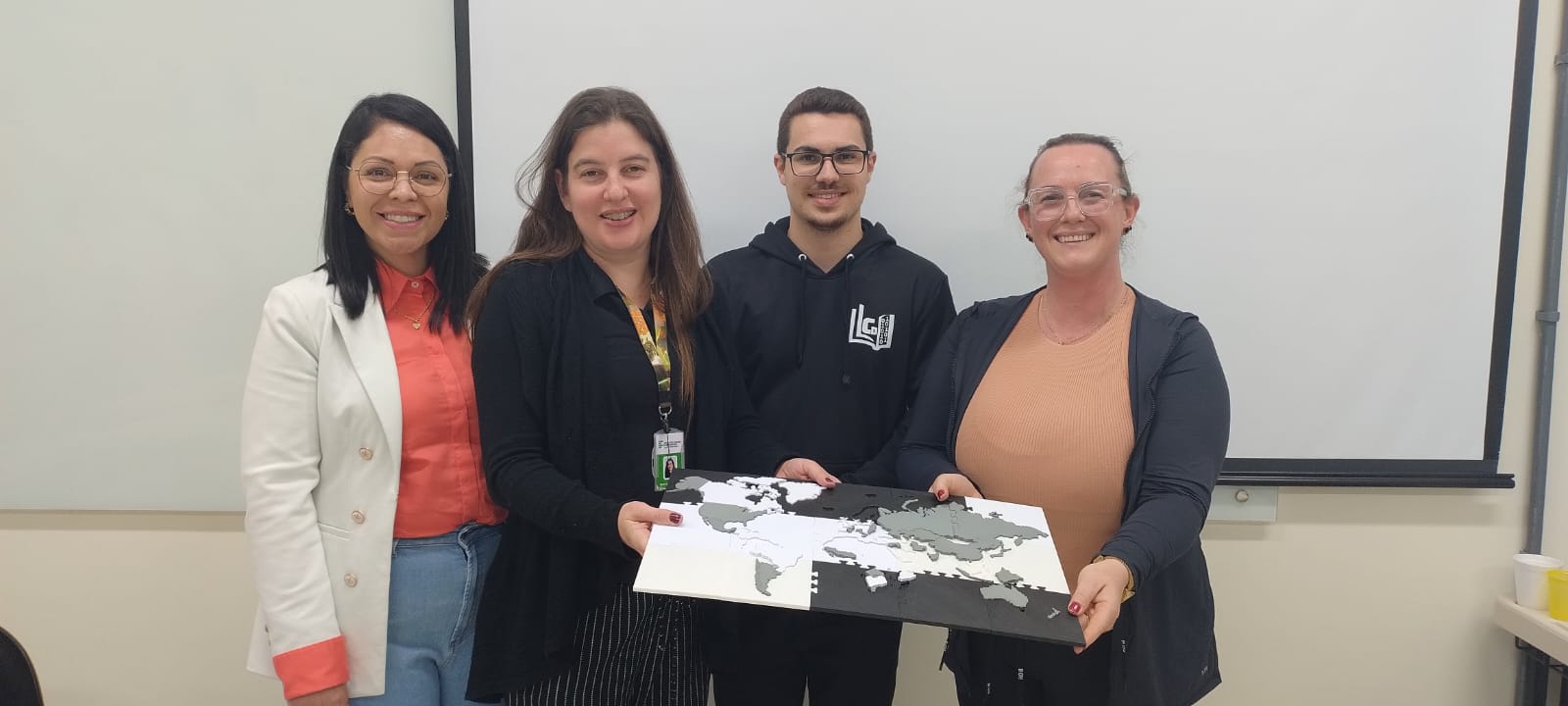 Entrega do quebra cabeça