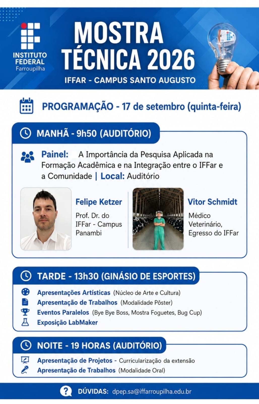 Mostra Técnica programação