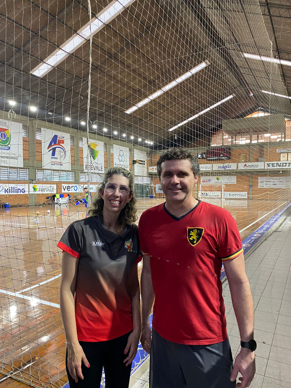 Professores Maria Esther e Fabrício