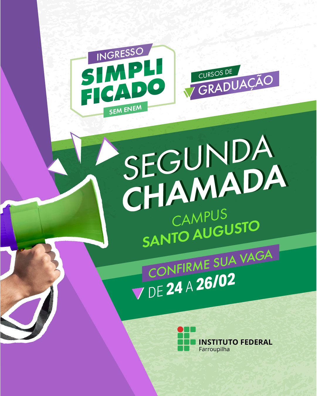 Simplificado graduacao 2025 2 chamada campus SA