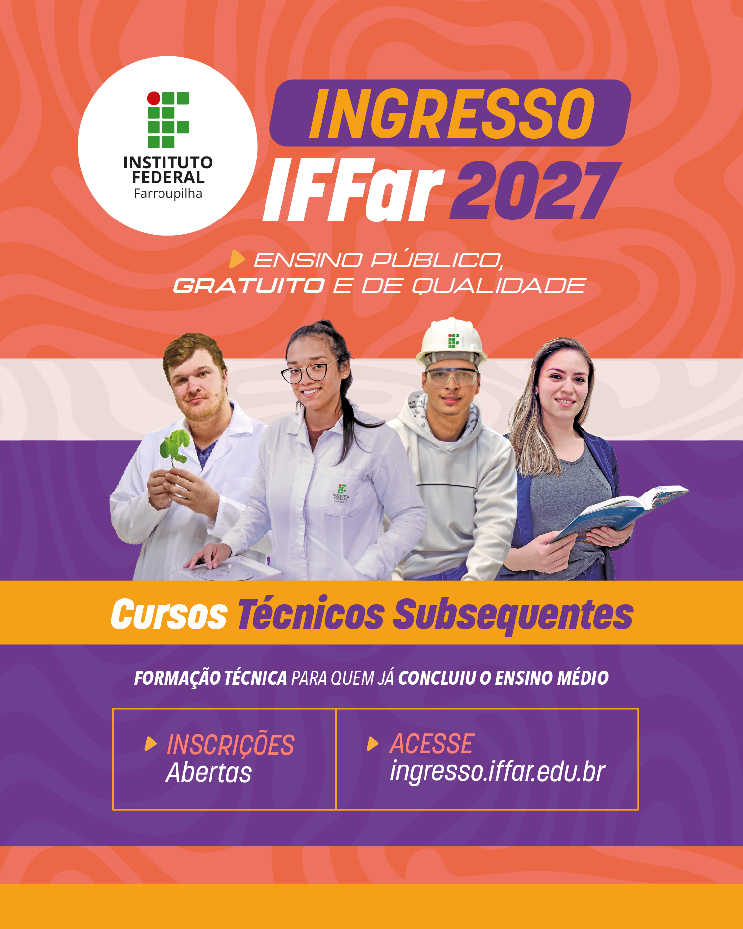 card abertura inscrições SUBSEQUENTES