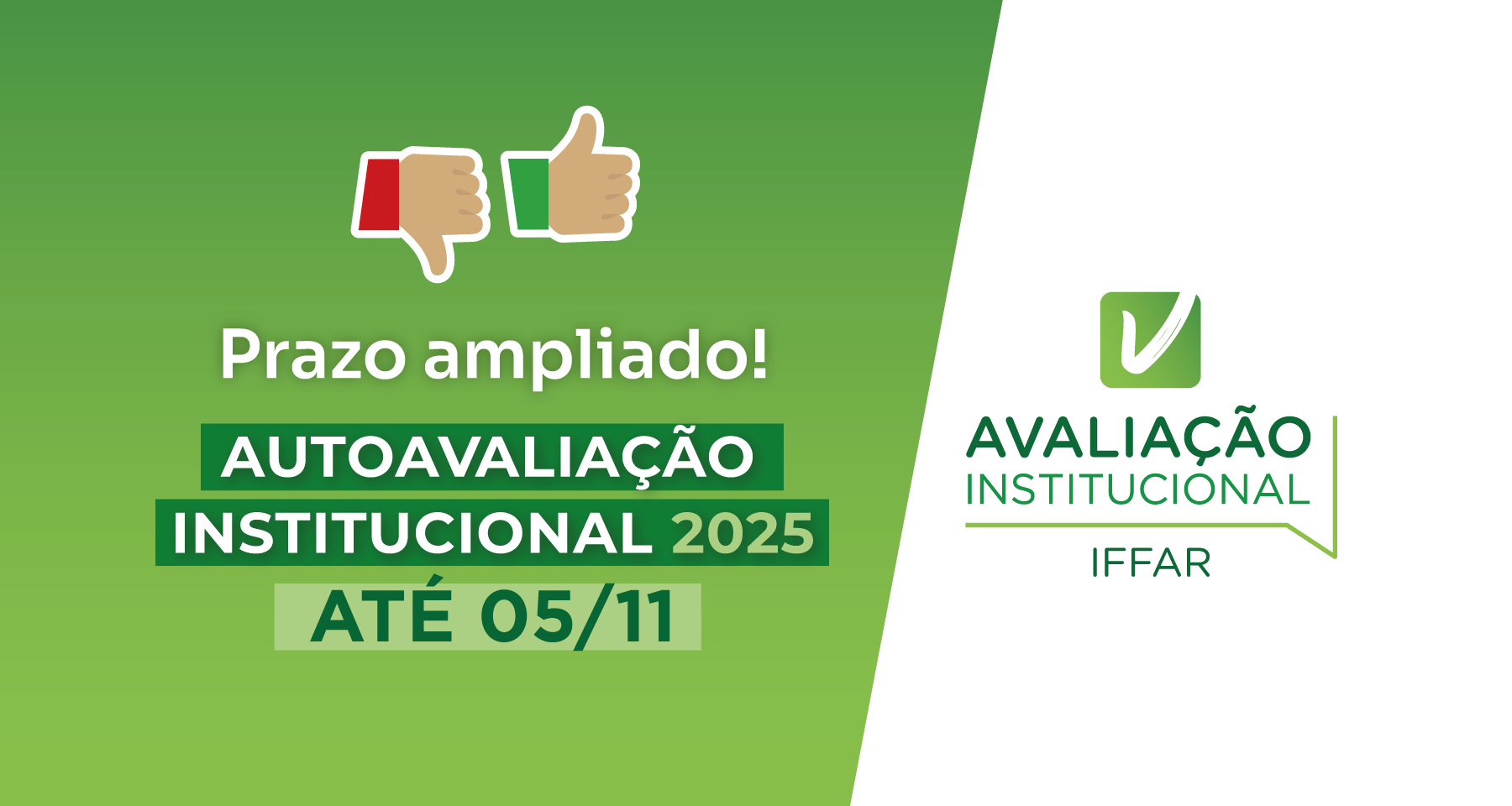 noticia autoavaliacao ampliacao 31102025