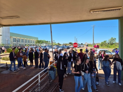 Movimentação intensa marca processo seletivo dos cursos técnicos integrados no Campus Santa Rosa