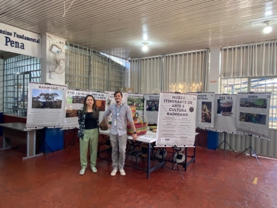 Museu itinerante Kaingang segue sua programação e chega à Escola Afonso Pena