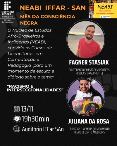 Mês da Consciência Negra no IFFar – Campus Santo Ângelo