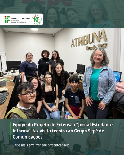 Equipe do Projeto de Extensão 