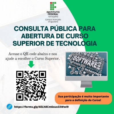 Campus Avançado Uruguaiana abre consulta à comunidade para definir o primeiro curso superior do Campus
