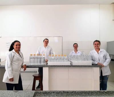 IFFar - Campus Alegrete produz álcool etílico glicerinado 80%