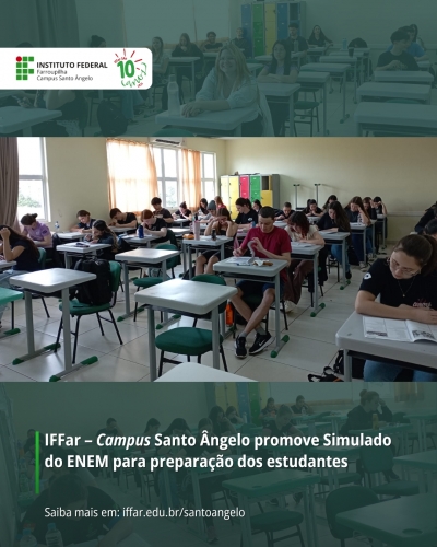 IFFar – Campus Santo Ângelo promove Simulado do ENEM para preparação dos estudantes
