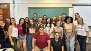 Turmas do Bacharelado em Química Industrial participam de oficina sobre estratégias de estudo e gestão do tempo Click to enlarge image foto turma 1.jpeg