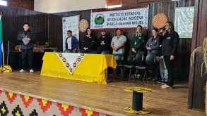 Integrantes do Neabi participam dos Jogos Interculturais do Instituto de Educação Indígena Ângelo Manhká Miguel 1 Abertura dos jogos