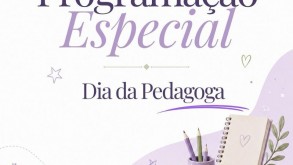 Curso de Licenciatura em Pedagogia promove programação especial alusiva ao Dia da(o) Pedagoga(o) e ao Dia Nacional do Brincar Curso de Licenciatura em Pedagogia promove programação especial alusiva ao Dia da(o)…