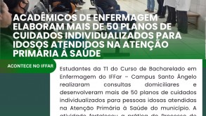 Estudantes do Curso Técnico em Enfermagem apresentam soluções inovadoras para prevenção de infecções relacionadas à saúde Estudantes do Curso Técnico em Enfermagem apresentam soluções inovadoras para…