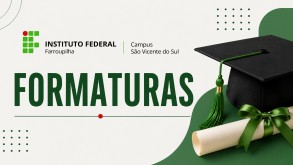 Campus realiza colações de grau de três cursos superiores Campus realiza colações de grau de três cursos superiores