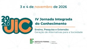 IFFar- Campus Santa Rosa promove a IV Jornada Integrada do Conhecimento – JIC 2026 IFFar- Campus Santa Rosa promove a IV Jornada Integrada do Conhecimento – JIC 2026